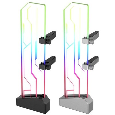 VGA Bracket Tempered Glass Vertical GPU Holder for Desktop Computer Space Saving
