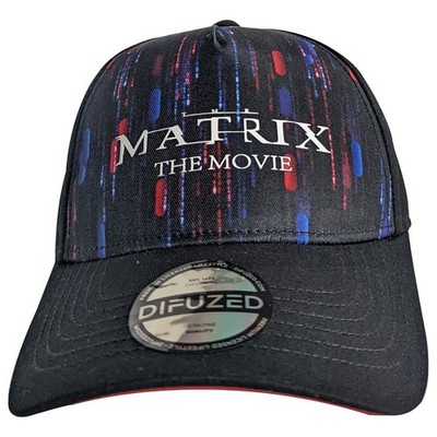 The Matrix Herren Kappe verstellbar Einheitsgröße schwarz Warner Matrix Design Mütze