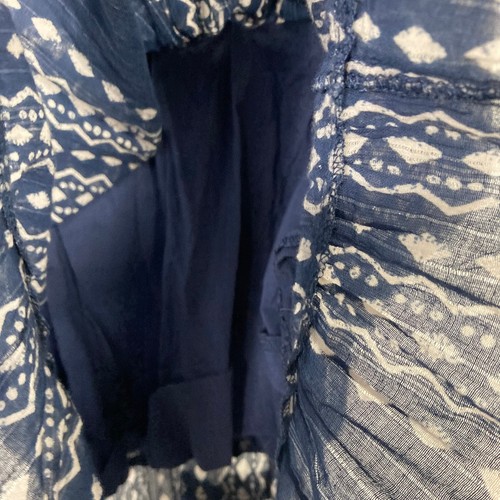 NWOT LILT Dress Girls M Silver Stripe Ruffle Fit & Flare Tiered Smocked Waist - Picture 6 of 9
