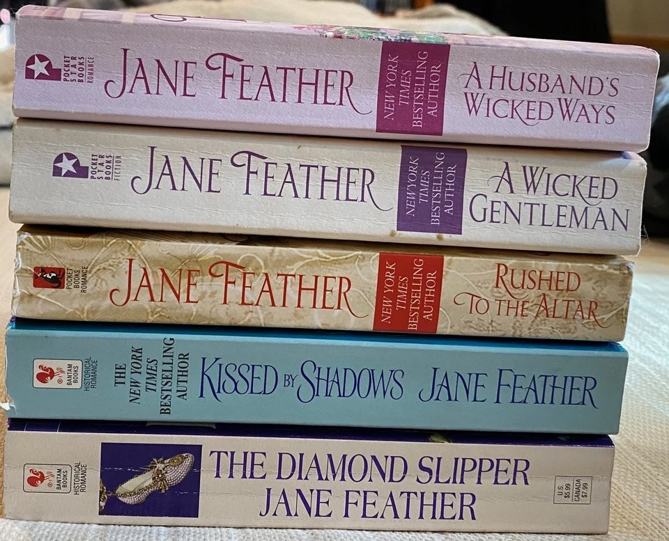 PARTIAL SERIES - 4 Partial / Mixed Book Series by Jane Feather (5 Books) Lot B - Image 2 of 2