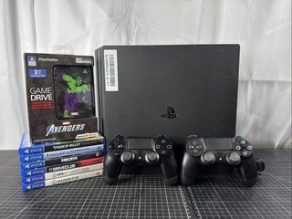 Sony PlayStation 4 Pro (CUH 7015B) 1TB 2TB Game Console Bundle w/ 6 Games