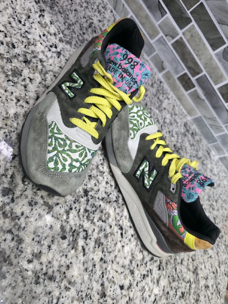 希少 New Balance M998AWK FESTIVAL PACK USA New Balance 998 Made in USA Festival Pack - Green for Sale