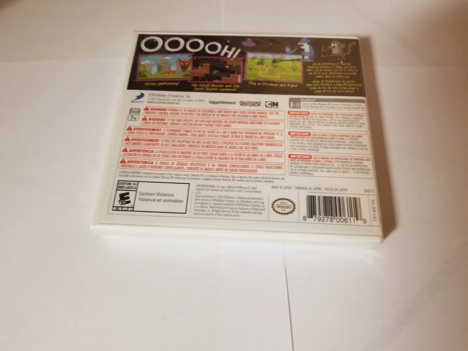 Regular Show: Mordecai and Rigby in 8-bit Land Nintendo 3DS new Factory Sealed - Image 2 of 2