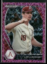 2021 Panini Prizm Draft Picks Lael Lockhart Pink Velocity Prizm #PDP213 Arkansas