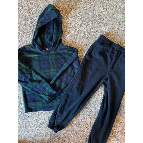 Boys Loungewear, Gap, Size 8, Fleece, Plaid, Warm, Cozy, Pajamas, Winter, Sleep