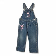 Osh Kosh vintage Denim Overalls with Embroidered Details