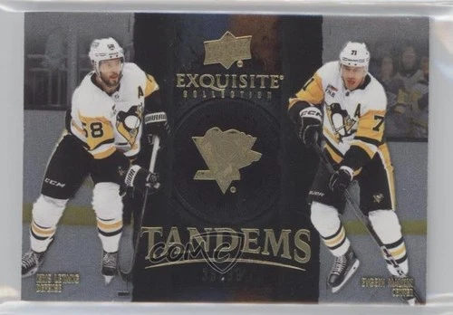 2024-25 Upper Deck Black Diamond Gold /99 Kris Letang Evgeni Malkin #ET-LM
