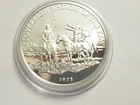 Vintage .8 oz .999 silver round, 1975 Sovereign Nation of the Kaw