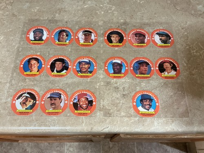 #ad #ad 1988 FANTASTIC SAMS BASEBALL STAR DISCS LOT OF 16 SHARP $15.00