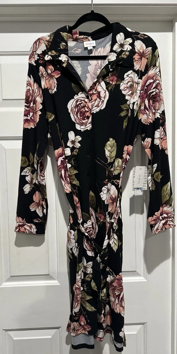 lularoe long sleeve dress with pockets LuLaRoe EMILY DRESS LONG SLEEVES POCKETS Gray Camouflage Camo XL 18/20 16/18