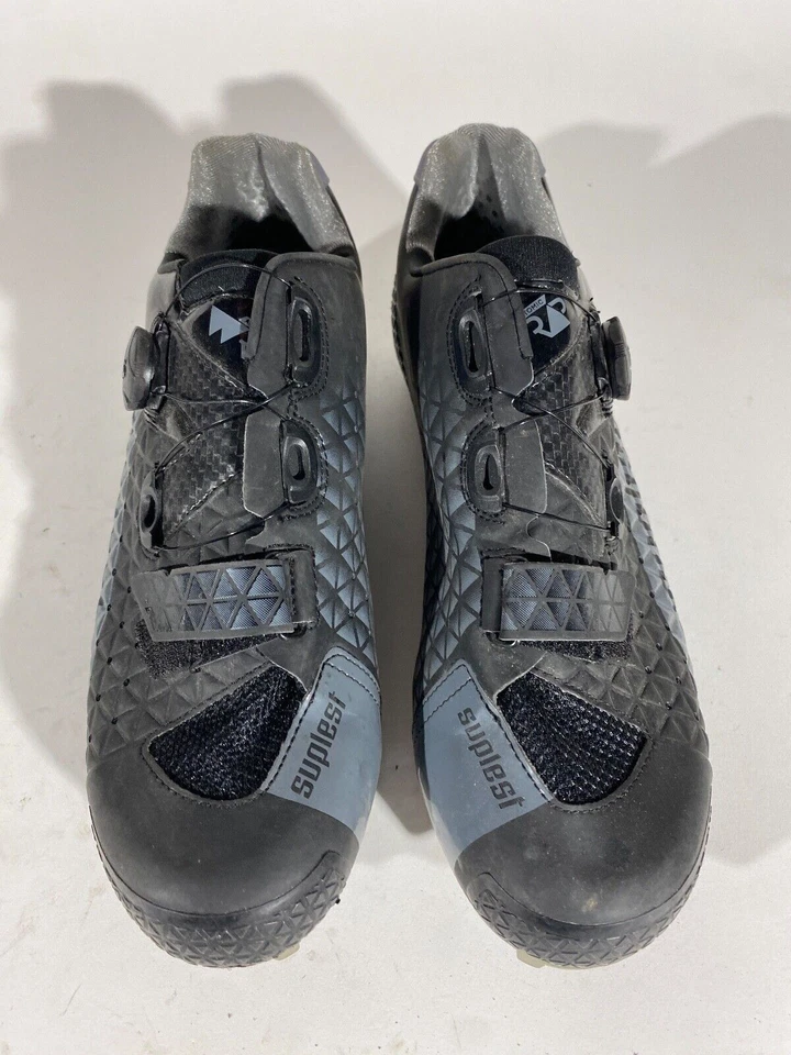 Sapatos de ciclismo de carbono SUPLEST mountain bike tamanho EU43 US10 Mondo 273 CS42 - Imagem 4 de 4