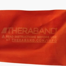 Theraband Exercise Resistance Band 38 Inches Red Non Latex