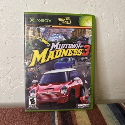 Midtown Madness 3 (Microsoft Xbox, 2003) Complete CIB w/ Manual & Case Nice