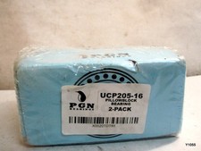  2 UCP205-16 Solid Base Pillow Block Bearing 1" Bore Self Aligning 2 Bolt