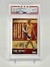 2015 Panini NBA International Hot Signatures Kobe Bryant PSA 8 NM-MT Auto