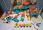 Vintage Fisher-Price Play Family Airport 996 Little People Set 1972