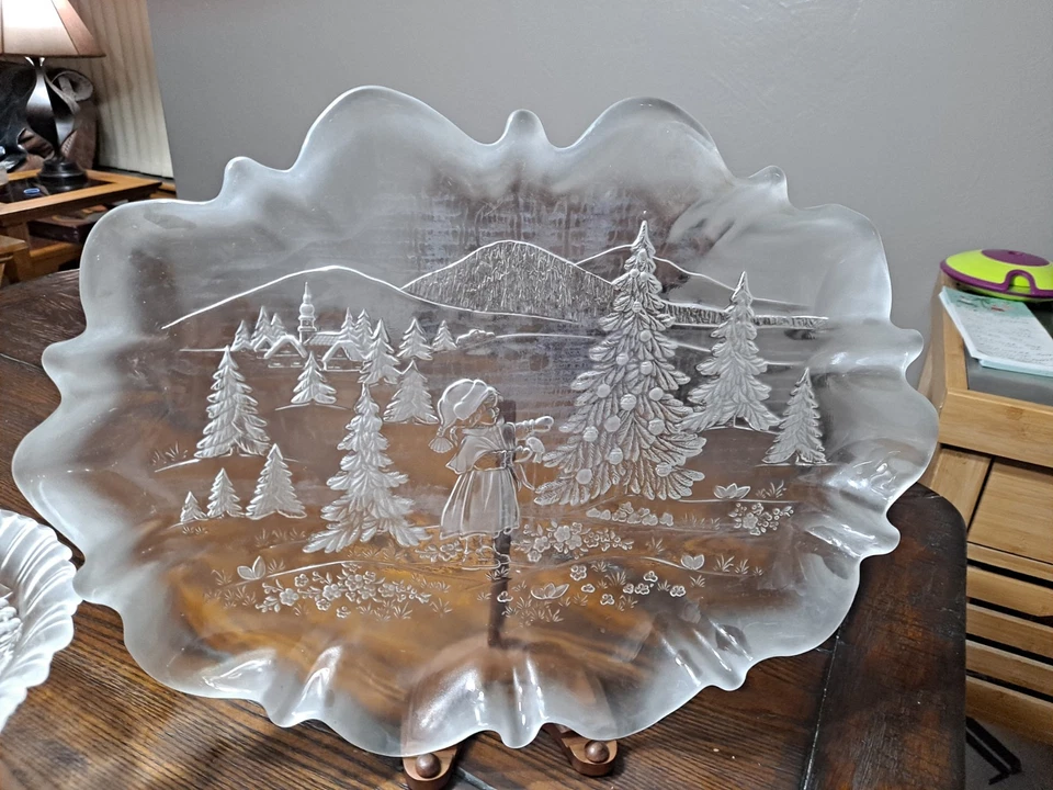 2 platos de Navidad vintage Mikasa y plato BON BON Foto 4 de 4