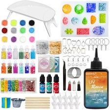 UNOKKI UV Resin Starter Kit: Complete Beginner Set with UV Light