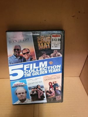 THE GOLDEN YEARS 5 Film Collection (DVD) SEALED Bucket List/Grudge Match/Grumpy 