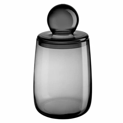 ASA Selection sarabi Dose mit Deckel Glasdose Aufbewahrungsdose Glas Grau 2 L - Bild 1 von 3