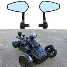 ATV 7/8" Handlebar Bar End Rearview Mirrors For Can Am Ryker 2 Seater 600 900
