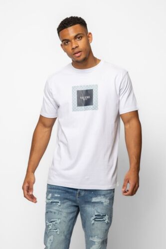 Valere Milano Mens Crew Neck Digital Print Short Sleeve T Shirt Gym Palm Top G - Picture 6 of 9