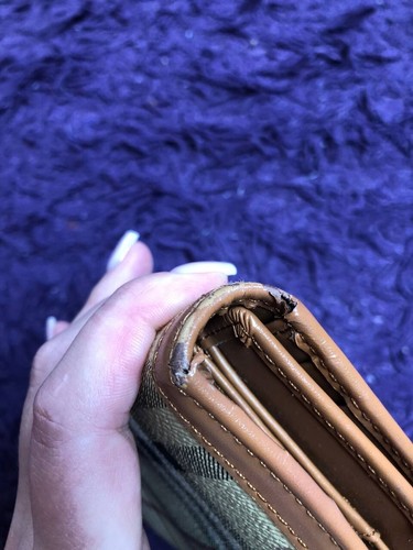 Burberry Wallet Nova Check Canvas Leather - Picture 3 of 24