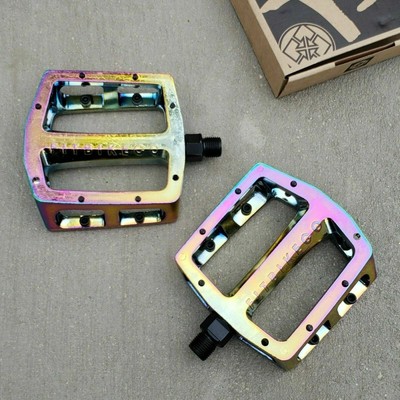 FIT MAC PEDALS 9//16 FOR 3 PC CRANKS OIL SLICK BMX BIKE PEDAL COLONY SNAFU PRIMO