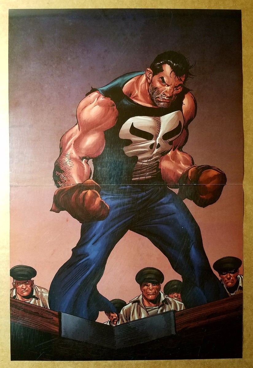 Punisher War Zone Boxing Marvel Comics Poster by John Buscema | eBay
