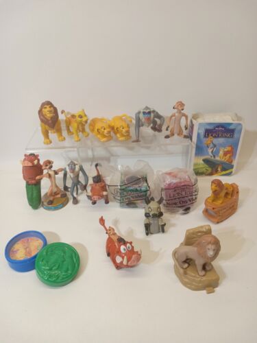 Lot de 18 figurines jouets repas pour enfants Roi Lion McDonald's Burger King  - Photo 1/7