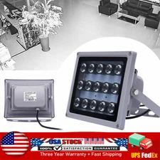 30W 12V IR Infrared Illuminator Lamp Night Vision Security Floodlight For CCTV