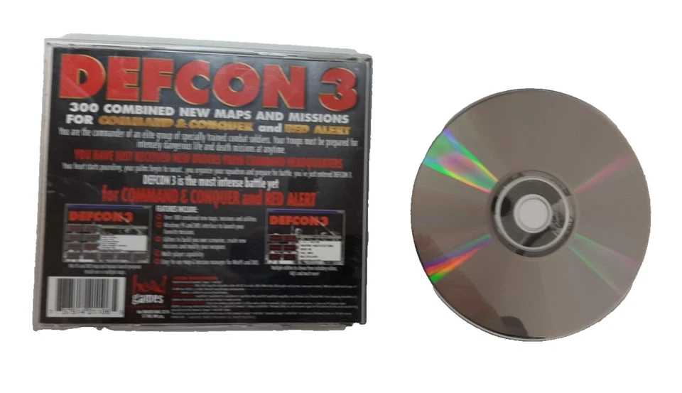 Defcon 3 Command & Conquer & Red Alert 300 Add-On Levels PC CD-ROM 1997 - Image 2 of 2