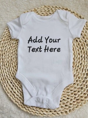 MIXED Personalisierte Baby Weste mitwachsende Kleidung Junge Mädchen Unisex Geschenk Andenken Babyparty