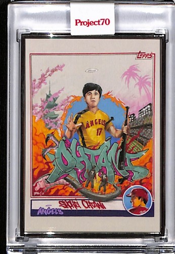 2021 TOPPS PROJECT 70 #470 SHOHEI OHTANI BY CES P70 AP SILVER FRAME 01/51