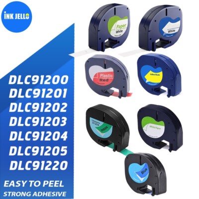 Ersatz Etikettenband Dymo LetraTAG 91200, 91202, 91203, 91204, 91205, 91220