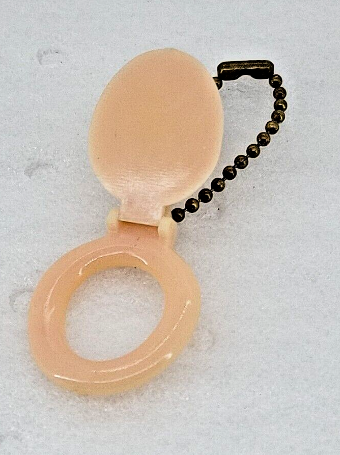 Vintage Toilet Seat Keychain, Pink Plastic Key Ring Chain eBay