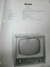 Schaltplan Fernseher Braun FS 1 1955/56