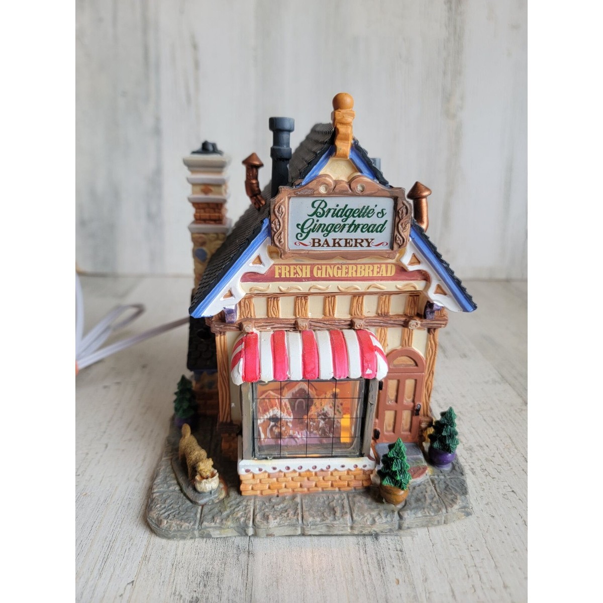 Lemax Bridgette's gingerbread Bakery Village Xmas accessory | eBay