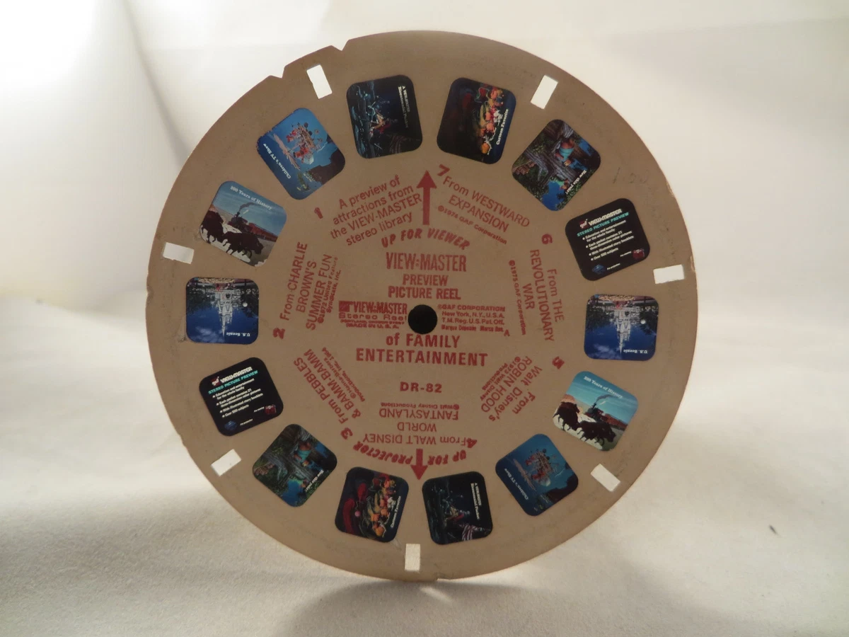 View-Master Reel DR-82, Preview Reel of Family Entertainment