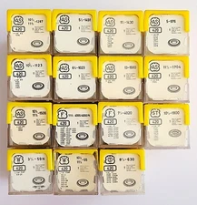 Lot of Watch #420 Crown Wheels - 15 Calibers - AS, F, FHF, ST, UT