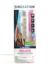 Singsation DELUXE 5-In-One Karaoke System w/Wireless Speaker NIB