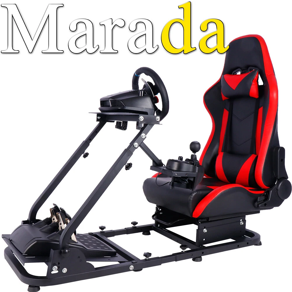 Marada Racing Simulator Cockpit Stand with Sest fit Logitech G29