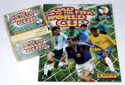 Panini ROAD TO FIFA WORLD CUP 2002 - DISPLAY BOX 50 Tüten packets + ALBUM