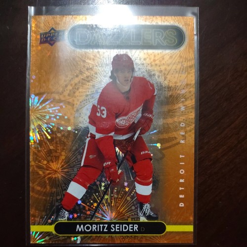 202122 Upper Deck Series 2 MORITZ SEIDER Orange Rookie RC Dazzlers