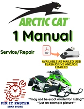 2001 ARCTIC CAT PANTHER 550 SNOWMOBILE SERVICE REPAIR WIRING MANUAL PDF USB