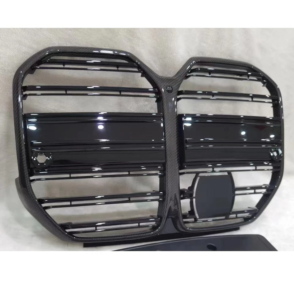 Rejilla delantera de fibra de carbono con ACC para BMW Serie 4 G26 M440i Gran Coupé 2021+ Foto 2 de 3