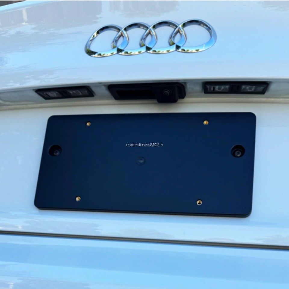 Rear Bumper License Plate Bracket Tag Holder For 2013-2023 Audi - Foto 10