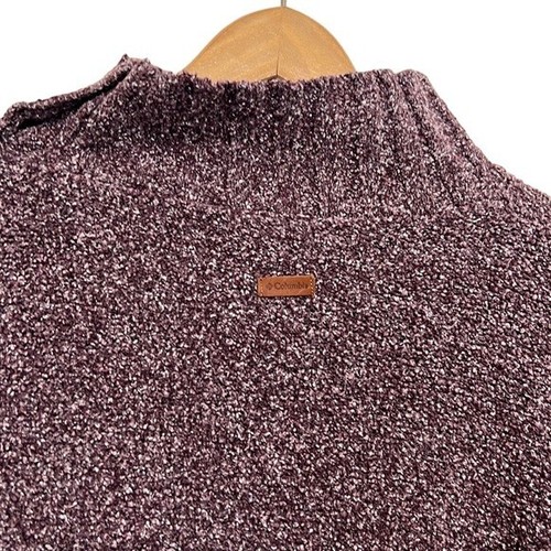 Columbia Sweater Woman’s Size Large Turtleneck Shoulder Buttons Long Sleeve Knit - Picture 7 of 10
