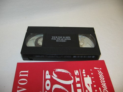 AVON Found Footage VHS Top 20 Hits for 4th Quarter Success Retail Ad 90's Video - Picture 2 of 4