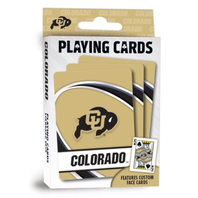Colorado Buffaloes Playing Cards 54 Card Deck Ncaa Team Logo Design Officially